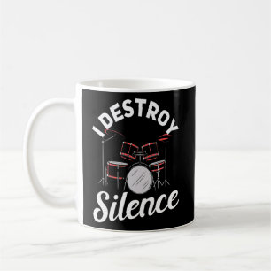 Taza De Café Destruyo el tambor de silencio