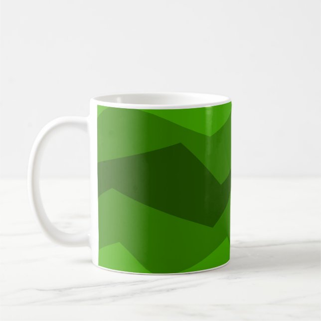 Taza De Café Desvanecimiento verde (Izquierda)