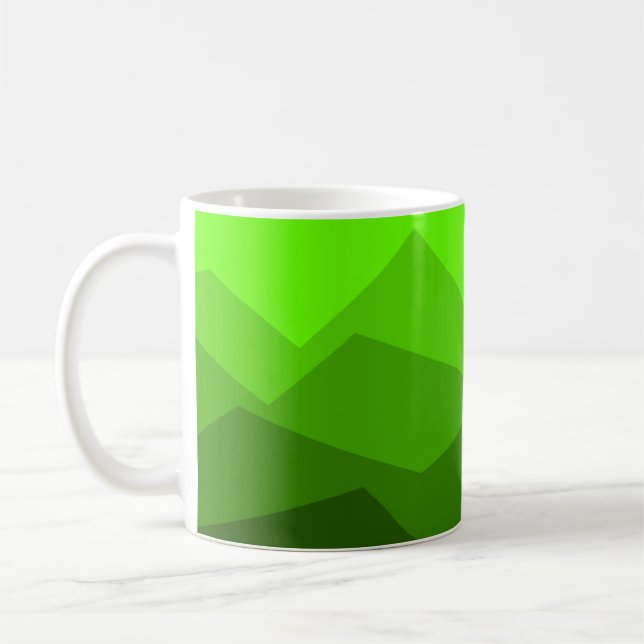 Taza De Café Desvanecimiento verde (Izquierda)