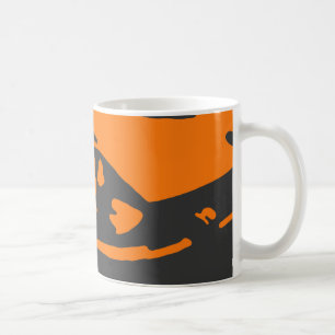 Taza De Café Detalle de Datsun 240Z, naranja en oscuridad