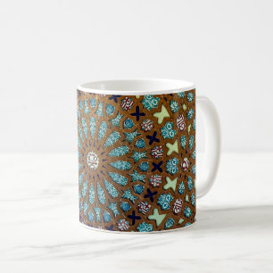 Taza De Café Detalle del techo mozaico Sant Pau Barcelona