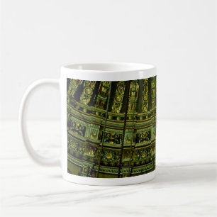 Taza De Café Detalles hermosos del techo dentro del mosqu