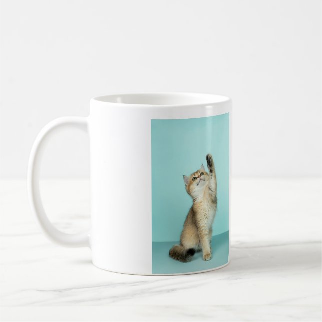 Taza De Café Detalles simples de nombres de animales Código QR  (Izquierda)