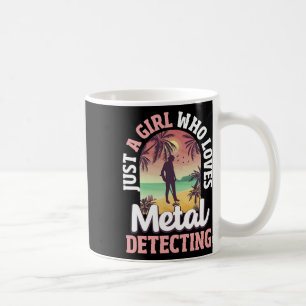 Taza De Café Detección metalizado Chica del detector Metalizado