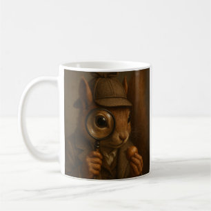 Taza De Café Detective Ardilla