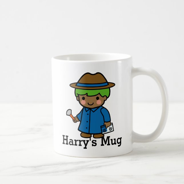 Taza De Café Detective, científico forense, o muchacho de la po (Derecha)