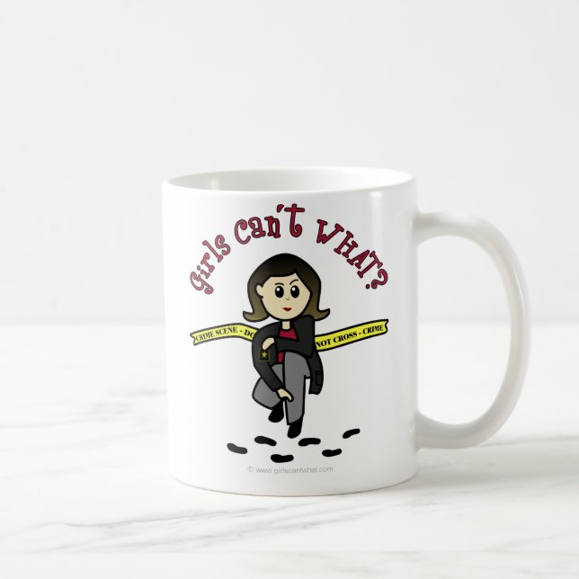 Taza De Café Detective CSI ligero (Derecha)
