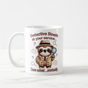 Taza De Café "Detective Perezoso" Agencia de Detectives Perezos