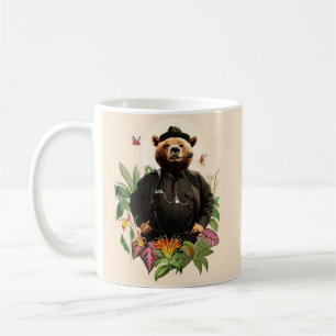 TAZA DE CAFÉ DETECTIVO ANIMAL DEL OSO DE FANCÍA