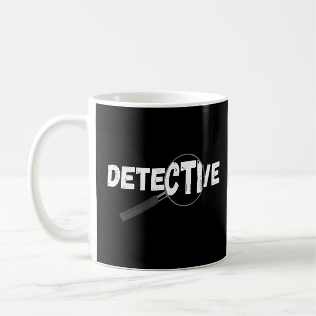 Taza De Café Detector de agentes espía de detectives privados (Izquierda)