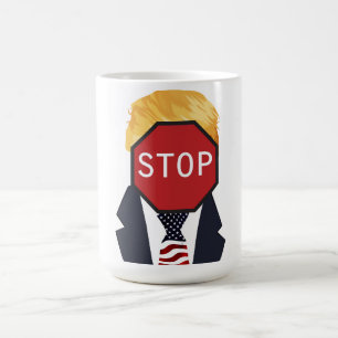 Taza De Café Detener el café de Trump