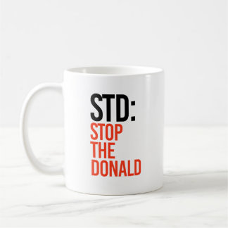 TAZA DE CAFÉ DETENER EL DONALD