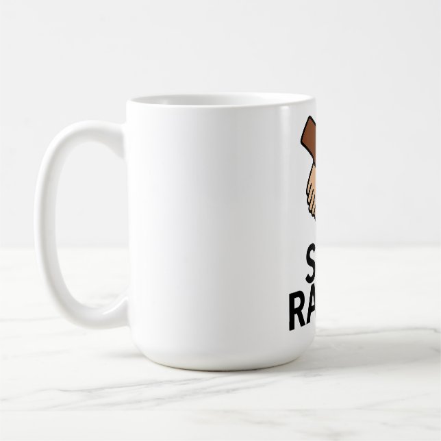 Taza De Café Detener el racismo (Izquierda)