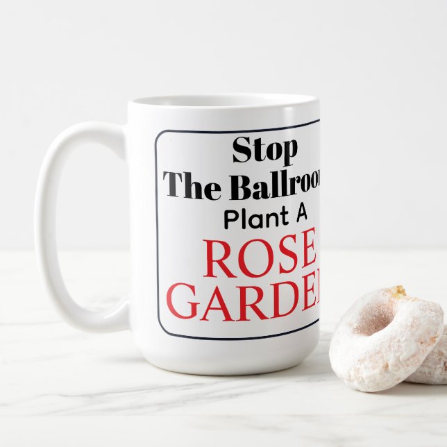 Taza De Café Detener el salón de baile (Con donut)