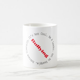 Taza De Café Detener esquema de bullying