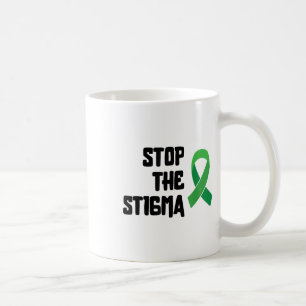 Taza De Café Detener la Cinta de Sensibilización sobre Salud Me