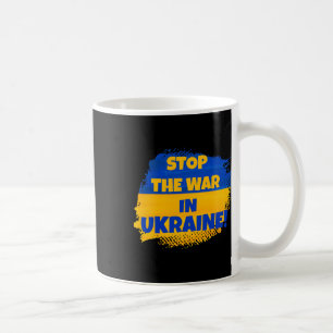 Taza De Café Detener la guerra en Ucrania - Paz en el mundo - F