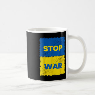 Taza De Café Detener La Guerra - Salven A Ucrania - Detengan La