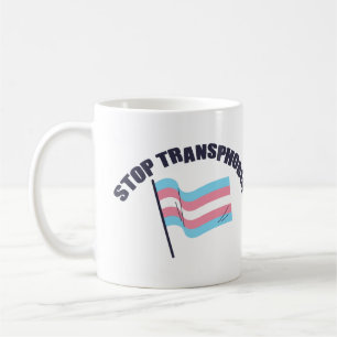 Taza De Café Detener Transfobia Mug