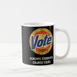 Taza De Café Detergente para lavar la ropa con voto anti-Trump