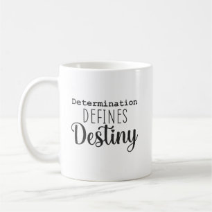 Taza De Café Determinación Define Destino, Gimnasio, Éxito De A