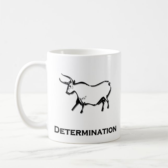 Taza De Café Determinación del toro negro (Izquierda)