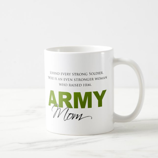 Taza De Café Detrás de cada soldado fuerte 2 (Derecha)