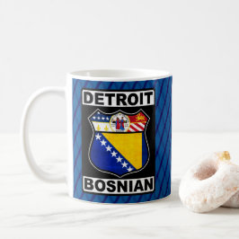 Taza De Café Detroit Bosnio-American Mug