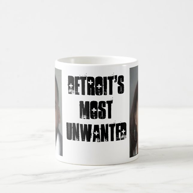 Taza De Café Detroit más indeseada (Centro)