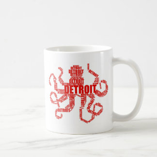 Taza De Café Detroit Octopus