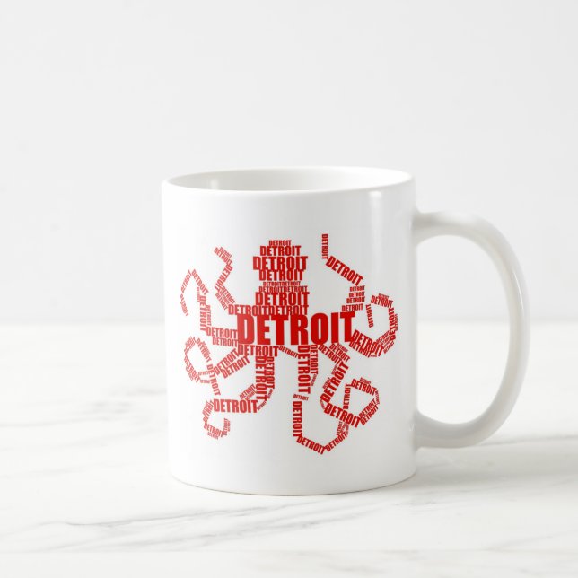 Taza De Café Detroit Octopus (Derecha)