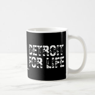Taza De Café Detroit para la vida