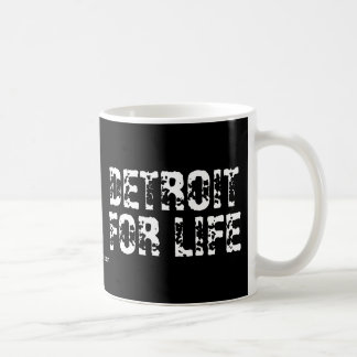 Taza De Café Detroit para la vida