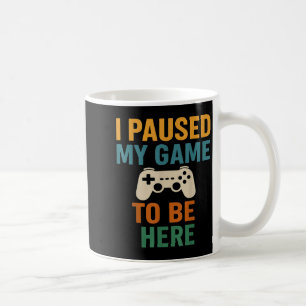 Taza De Café Detuve Mi Juego Gracioso Gamer Dad Joystick Humor 