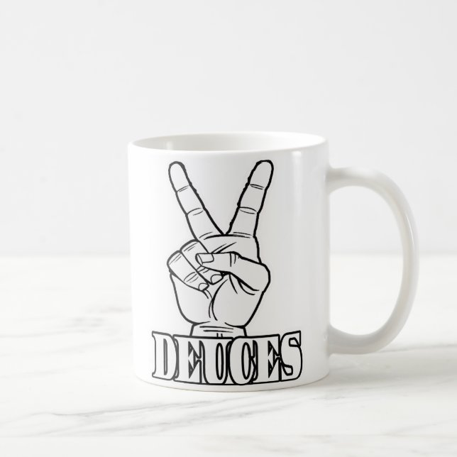 Taza De Café Deuces — mug (Derecha)