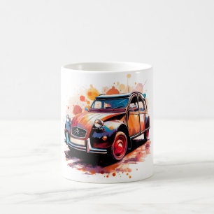 Taza De Café Deux chevaux car