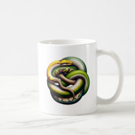 Taza De Café Deux serpents entrelacés