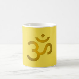 Taza De Café Devanagari om - Canario