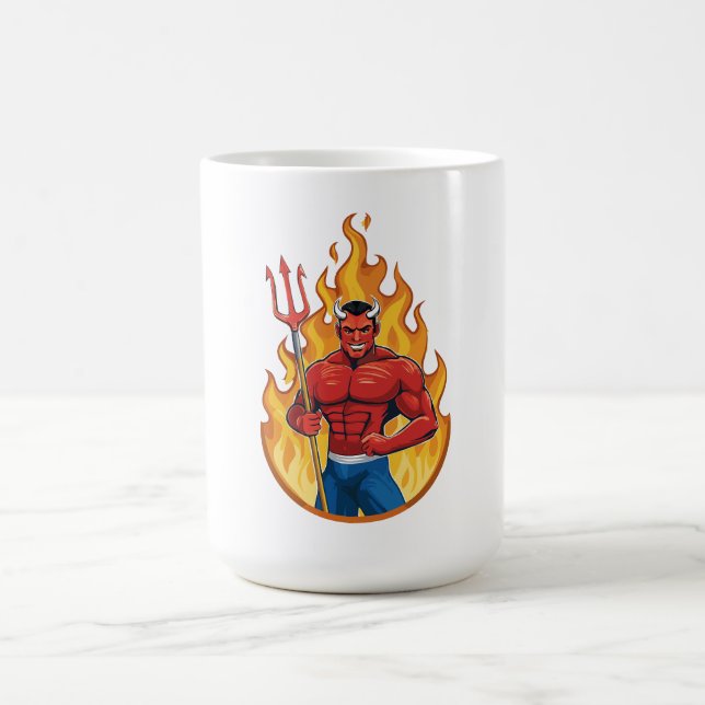 Taza De Café Devil with trident (Centro)