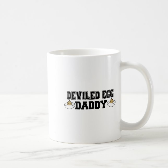 Taza De Café Deviled Egg Daddy - Funny Thanksgiving Deviled Egg (Derecha)