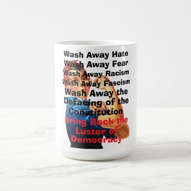 Taza De Café Devolver el café de la democracia (Centro)