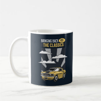 Taza De Café Devolver el coche clásico del músculo retro