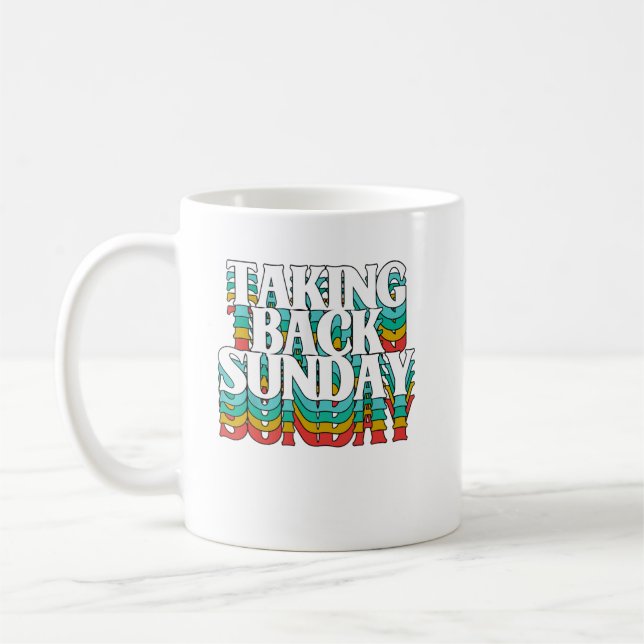 Taza De Café Devolviendo el domingo Gracioso Sarcasmo (Izquierda)
