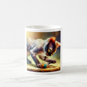 Taza De Café Devon Rex Cat