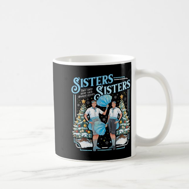 Taza De Café Devoted Sisters White Xmas Merry Christmas Snowfla (Derecha)