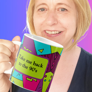 Taza De Café Devuélveme a la década de los 90 - nena de los nov