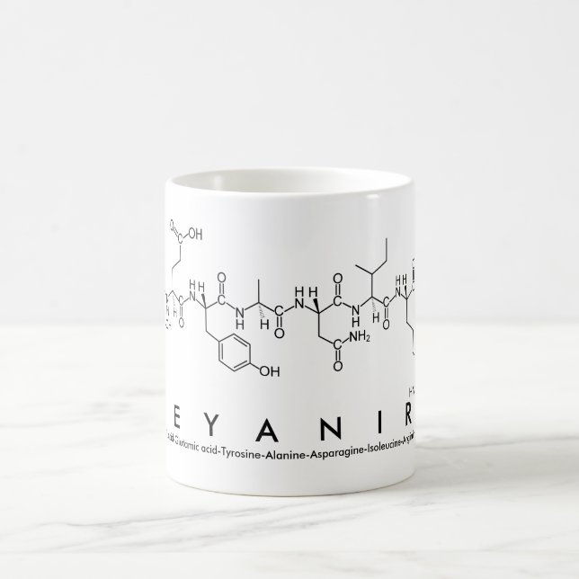 Taza De Café Deyanira peptide nombre mug (Centro)