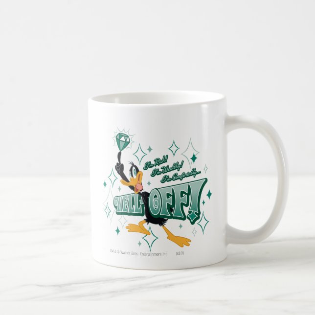 Taza De Café DFY DUCK™ rico y rico (Derecha)