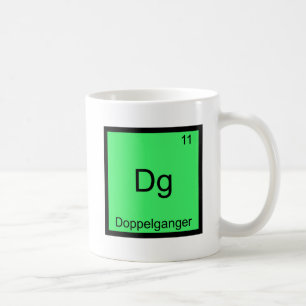 Taza De Café Dg - Doppelganger Símbolo de Elemento de Química D