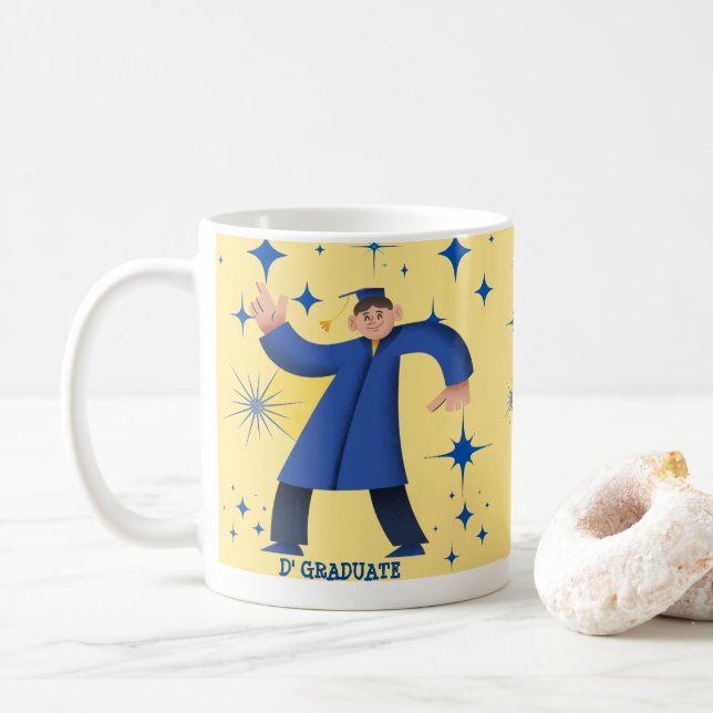 TAZA DE CAFÉ D'GRADUATE COFFEE MUG (Con donut)